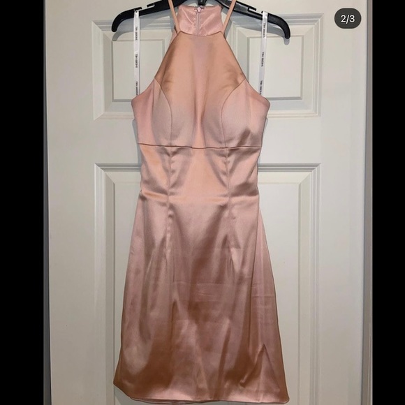 Silky Pink Sherri Hill dress. Size 00 - Picture 2 of 3